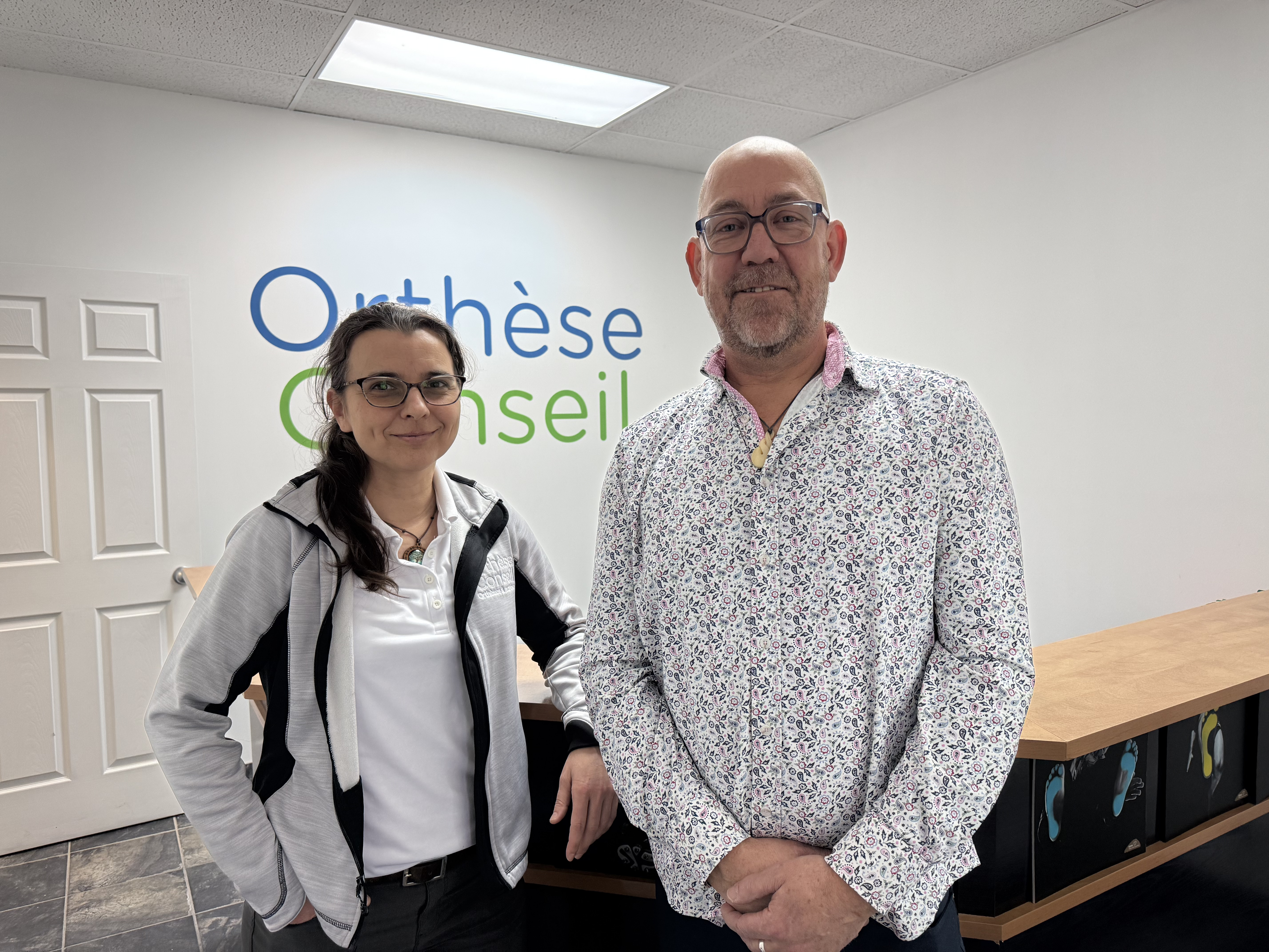Éric et Marie, vos orthésistes chez Orthèse Conseil