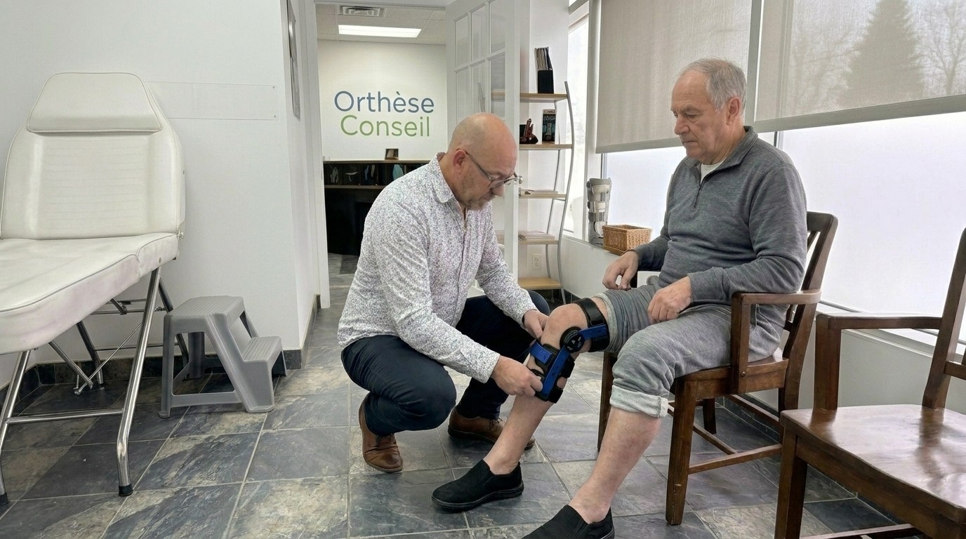 Orthèses et attelles de genou